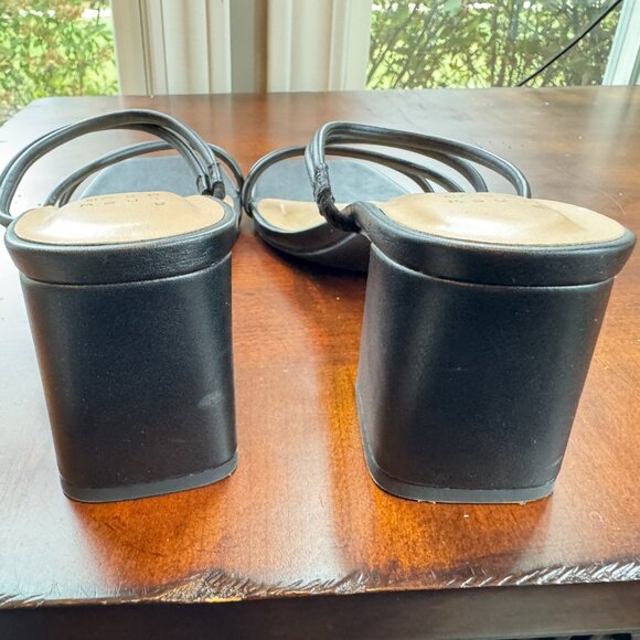 A New Day Black Strappy Heels - Picture 9 of 11